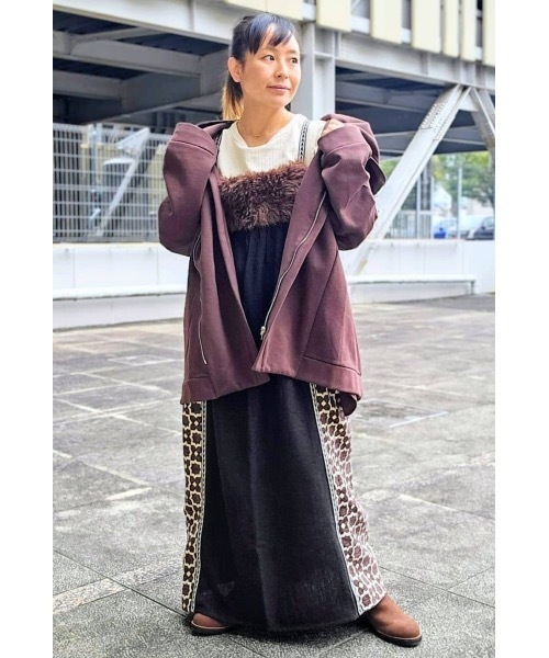 チャイハネ(チャイハネ)の「【チャイハネ】ミナティパッチワークキャミワンピース(ワンピース・レディース・ブラウン/グレー/パープル・FREE)」の12枚目の写真