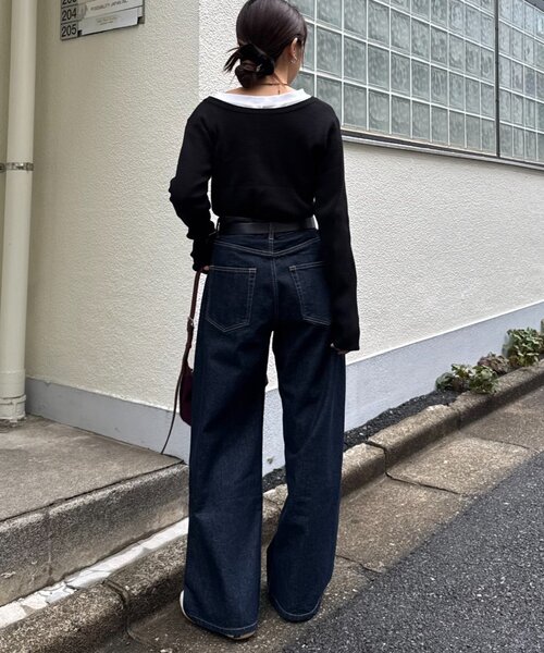 CIAOPANIC TYPY（チャオパニックティピー）の「2WAYアンチピリングニットカーデ（カーディガン/ボレロ・レディース・ピンク/レッド/オフホワイト/グレー/ブラック/サックスブルー・ONE SIZE）」の22枚目の写真