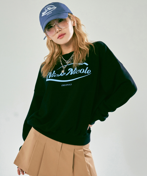 NICK&NICOLE（ニックアンドニコール）の「NICOLE ORIGINALS SWEATSHIRT_NAVY SKY BLUE（スウェット・レディース・その他・FREE）」の5枚目の写真