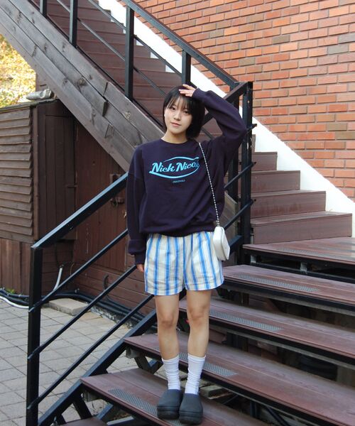 NICK&NICOLE（ニックアンドニコール）の「NICOLE ORIGINALS SWEATSHIRT_NAVY SKY BLUE（スウェット・レディース・その他・FREE）」の11枚目の写真