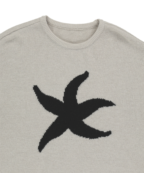 THECOLDESTMOMENT（ザコールデストモーメント）の「TCM starfish knit (beige)（ニット/セーター・レディース・その他・SMALL/MEDIUM/LARGE）」の5枚目の写真