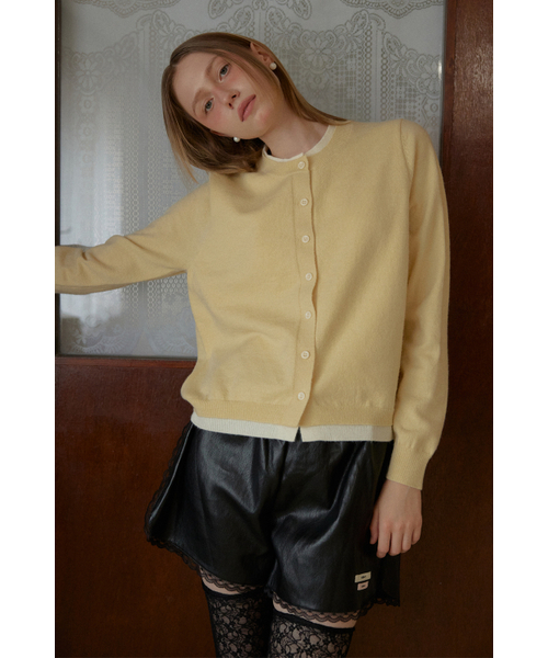 LETERIE(レテリー)の「LACE LEATHER SHORTS_BLACK(その他パンツ・レディース・ブラック・FREE)」の2枚目の写真