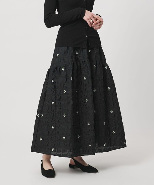 UNITED ARROWS（ユナイテッドアローズ）の「スクエア フラワー ジャガード スカート（スカート・レディース・その他1・38/36）」の2枚目の写真