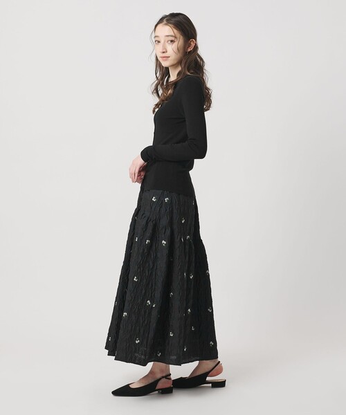 UNITED ARROWS（ユナイテッドアローズ）の「スクエア フラワー ジャガード スカート（スカート・レディース・その他1・38/36）」の4枚目の写真