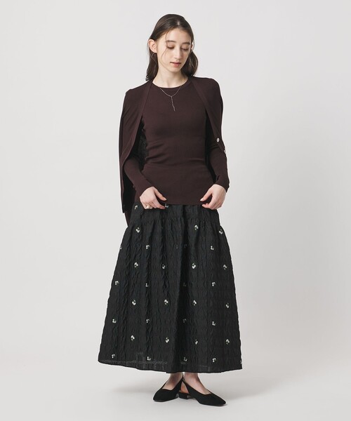 UNITED ARROWS（ユナイテッドアローズ）の「スクエア フラワー ジャガード スカート（スカート・レディース・その他1・38/36）」の5枚目の写真