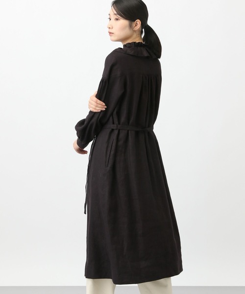 セール】《natural by clip》リネンツイルフリルワンピース[プチサイズ