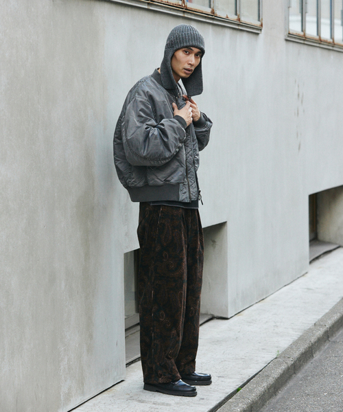 JOURNAL STANDARD（ジャーナルスタンダード）の「コーデュロイ プリント オーバー パンツ（その他パンツ・メンズ・ブラック/ブラウン系その他/ブラウン・SMALL/MEDIUM/LARGE）」の5枚目の写真