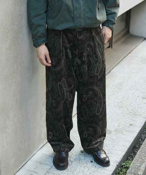 JOURNAL STANDARD（ジャーナルスタンダード）の「コーデュロイ プリント オーバー パンツ（その他パンツ・メンズ・ブラック/ブラウン系その他/ブラウン・SMALL/MEDIUM/LARGE）」の7枚目の写真