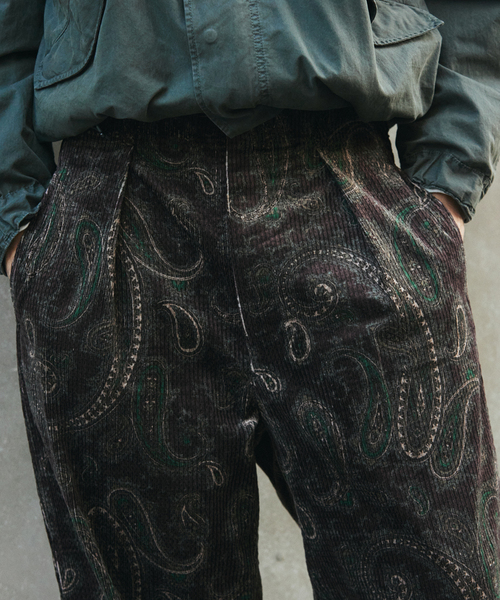 JOURNAL STANDARD（ジャーナルスタンダード）の「コーデュロイ プリント オーバー パンツ（その他パンツ・メンズ・ブラック/ブラウン系その他/ブラウン・SMALL/MEDIUM/LARGE）」の11枚目の写真