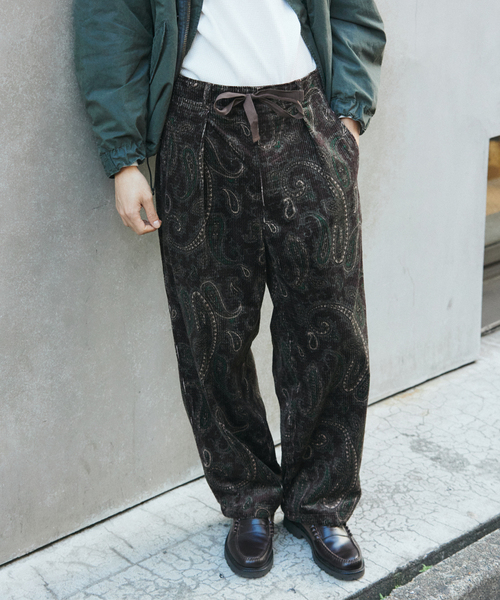 JOURNAL STANDARD（ジャーナルスタンダード）の「コーデュロイ プリント オーバー パンツ（その他パンツ・メンズ・ブラック/ブラウン系その他/ブラウン・SMALL/MEDIUM/LARGE）」の14枚目の写真