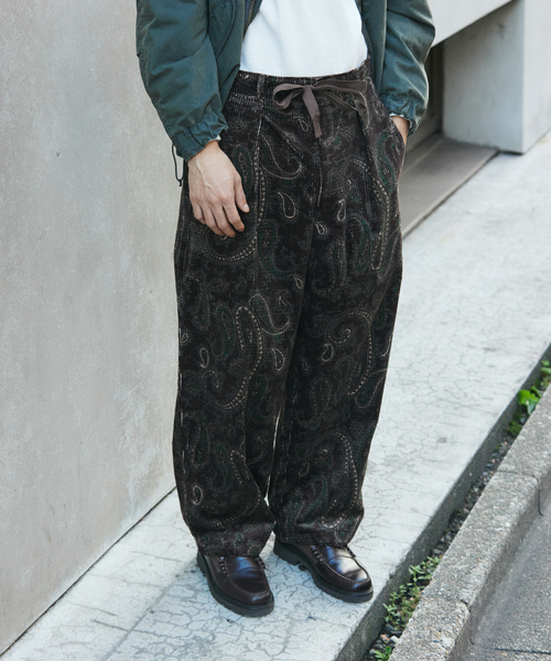 JOURNAL STANDARD（ジャーナルスタンダード）の「コーデュロイ プリント オーバー パンツ（その他パンツ・メンズ・ブラック/ブラウン系その他/ブラウン・SMALL/MEDIUM/LARGE）」の15枚目の写真