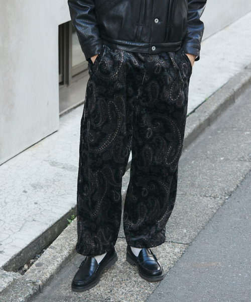 JOURNAL STANDARD（ジャーナルスタンダード）の「コーデュロイ プリント オーバー パンツ（その他パンツ・メンズ・ブラック/ブラウン系その他/ブラウン・SMALL/MEDIUM/LARGE）」の20枚目の写真