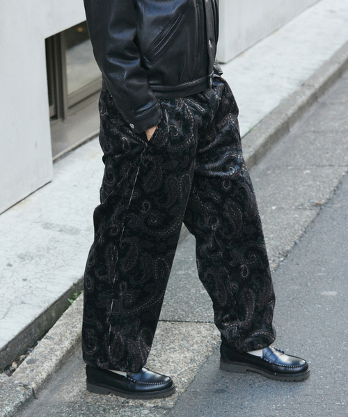 JOURNAL STANDARD（ジャーナルスタンダード）の「コーデュロイ プリント オーバー パンツ（その他パンツ・メンズ・ブラック/ブラウン系その他/ブラウン・SMALL/MEDIUM/LARGE）」の21枚目の写真