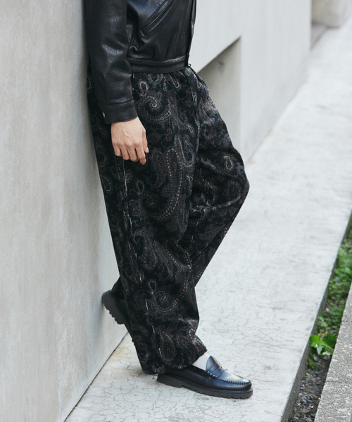 JOURNAL STANDARD（ジャーナルスタンダード）の「コーデュロイ プリント オーバー パンツ（その他パンツ・メンズ・ブラック/ブラウン系その他/ブラウン・SMALL/MEDIUM/LARGE）」の22枚目の写真