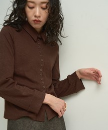 Smooth jersey polo cut-and-sew / スムースジャージー ポロカットソー