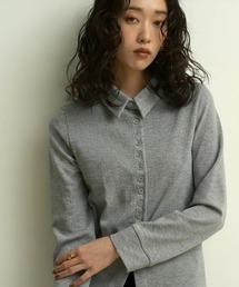 Smooth jersey polo cut-and-sew / スムースジャージー ポロカットソー