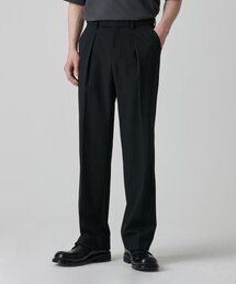 リバースワンジョーワイド隠しバンディングスラックス[ブラック]