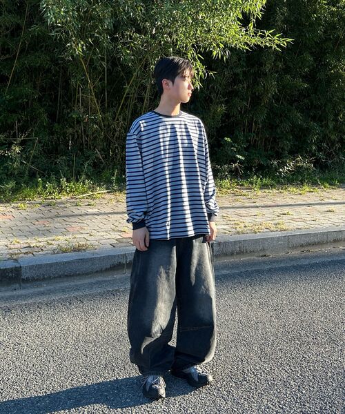 TOFFEE（トフィー）の「シングルダートデニムパンツ (ブルーブラック)（デニムパンツ・メンズ・その他・SMALL/MEDIUM/LARGE/X-LARGE）」の9枚目の写真