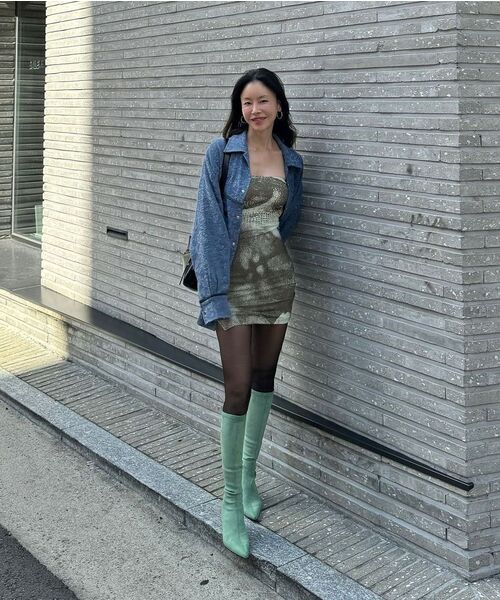 RSSC(アールエスエスシー)の「FLORAL JACQUARD WESTERN SHIRT - BLUE(シャツ/ブラウス・レディース・その他・2/1)」の7枚目の写真