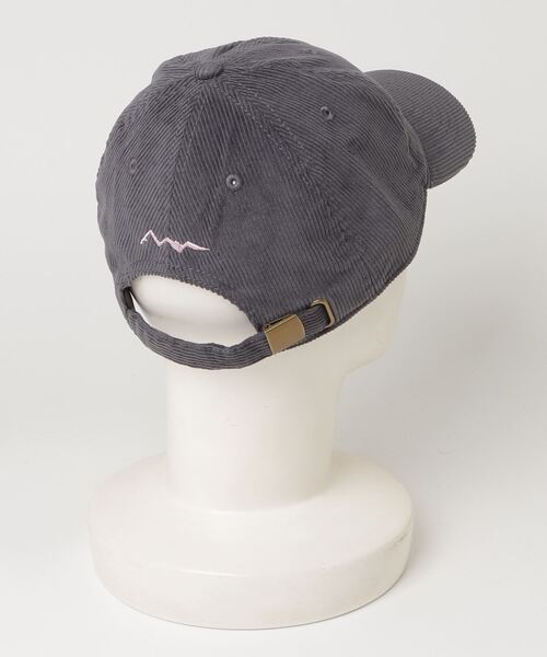 MANASTASH（マナスタッシュ）の「MANASTASH/マナスタッシュ　EMB LOGO CORDUROY LOW CAP（キャップ・メンズ・ネイビー/グレー/ブラック/その他3・F）」の5枚目の写真