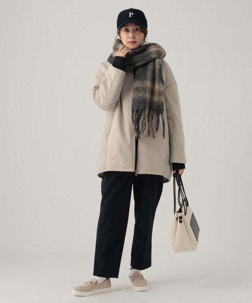 Elura（エルーラ）の「タータンチェックマフラー/591469（マフラー・レディース・グレー/ブラウン系その他2・ONE SIZE）」の7枚目の写真
