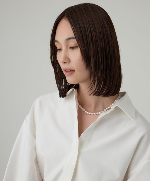 BABYLONE（バビロン）の「パールショートネックレス（ネックレス・レディース・ホワイト・フリー）」の2枚目の写真