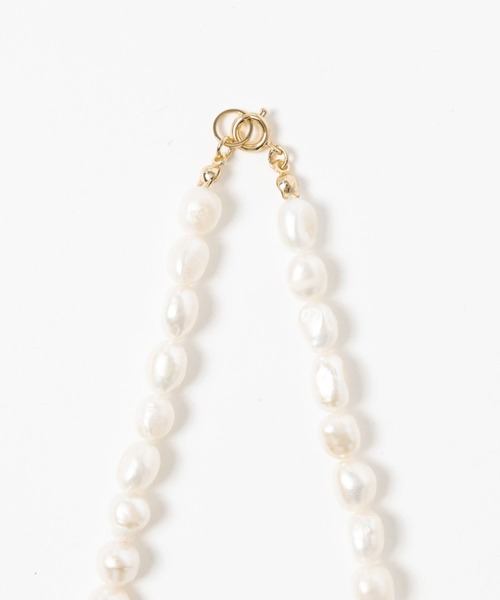 BABYLONE（バビロン）の「パールショートネックレス（ネックレス・レディース・ホワイト・フリー）」の5枚目の写真