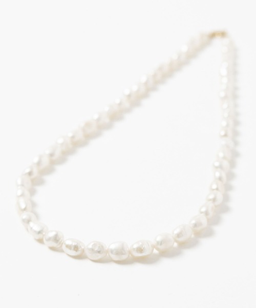 BABYLONE（バビロン）の「パールショートネックレス（ネックレス・レディース・ホワイト・フリー）」の6枚目の写真