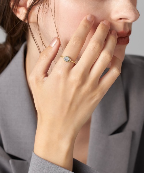 4℃（ヨンドシー）の「【The Tidal】K10イエローゴールド リング（リング・レディース・イエローゴールド・#12/#14/#10）」の5枚目の写真