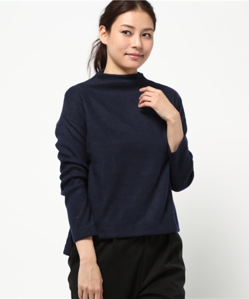 OUTLET(アウトレット)の「【CIAOPANIC TYPY】リブハイネックプルオーバー(Tシャツ/カットソー・レディース・グレー/オフホワイト/ネイビー・ONE)」の3枚目の写真