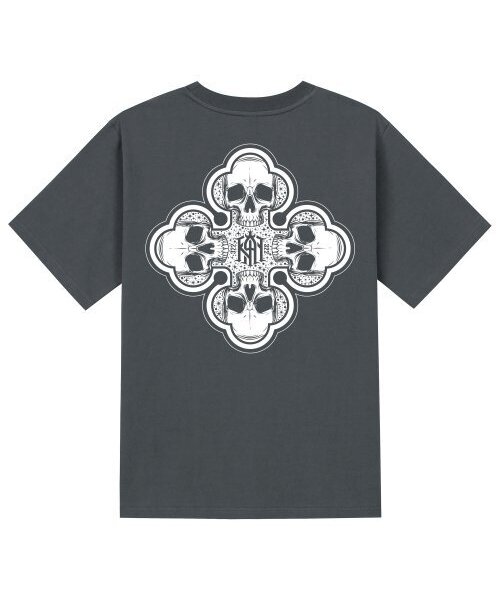 KAN6312(カン6312)の「KTG0127 スカルダン322 半袖Tシャツ - グレー(Tシャツ/カットソー・メンズ・その他・LARGE/MEDIUM/SMALL/X-LARGE)」の1枚目の写真