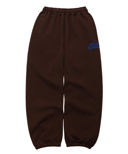 GOLDEN SNSHINE(ゴールデン サンシャイン)の「Sunshine jogger pants_Brown(スウェットパンツ・メンズ・その他・MEDIUM/LARGE)」の4枚目の写真