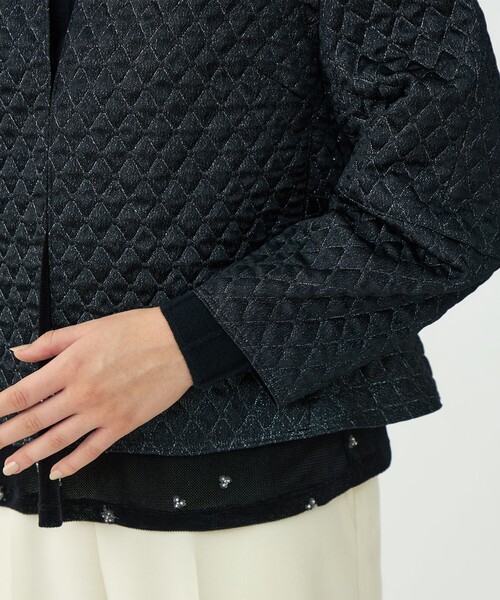 Tomorrowland Ballseyバックペプラムジャケット ニードルジャージー バックペプラムジャケット | maison TOMORROWLAND