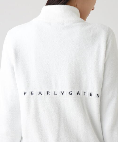 PEARLY GATES(パーリーゲイツ)の「【PEARLY GATES】裏付きニットスタンドブルゾン(ブルゾン・レディース・ネイビー/ホワイト・SMALL/MEDIUM/LARGE)」の9枚目の写真