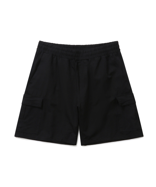 CONNECT KINLOCH(コネクトキンロック)の「バンディングカーゴハーフパンツ(ブラック)(その他パンツ・メンズ・その他・MEDIUM/LARGE/X-LARGE)」の2枚目の写真