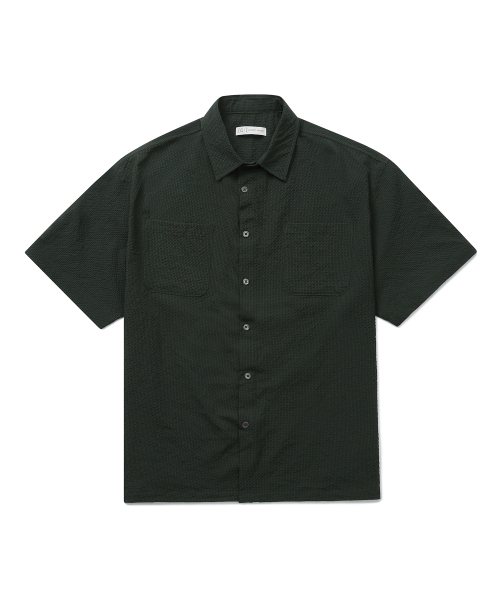 QASIMI カシミ 20SS SAMA POPLIN WRAP SHIRT コットンポプリンラップ