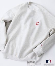 PEANUTS（ピーナッツ）の「【PEANUTS×MLB】オリジナルデザイン 裏起毛トレーナー ヤンキース ドジャース カブス キャラクター（スウェット）」