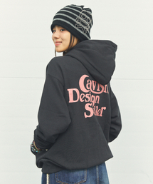 SELLER LOGO HOODIE CHARCOAL(PINK)(CV2BFUM400A)