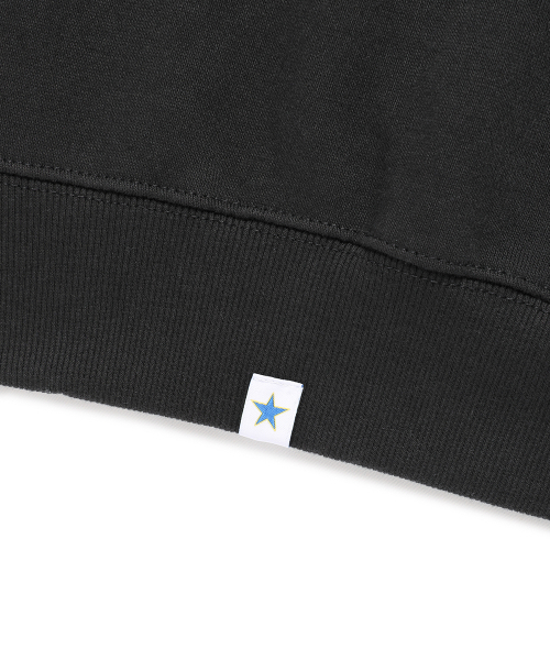 Cavish(カビシ)の「SELLER LOGO HOODIE CHARCOAL(PINK)(CV2BFUM400A)(パーカー・レディース・チャコール・X-LARGE/SMALL/MEDIUM/LARGE)」の2枚目の写真