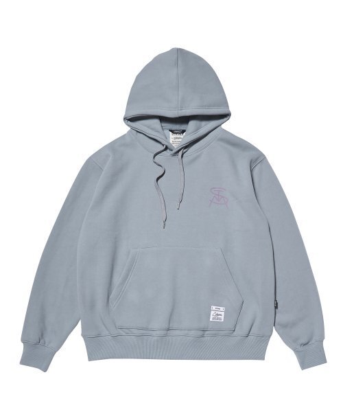STIGMA(スティグマ)の「MEMORY OVERSIZED HOODIE BLUE GRAY(パーカー・メンズ・その他・LARGE)」の1枚目の写真
