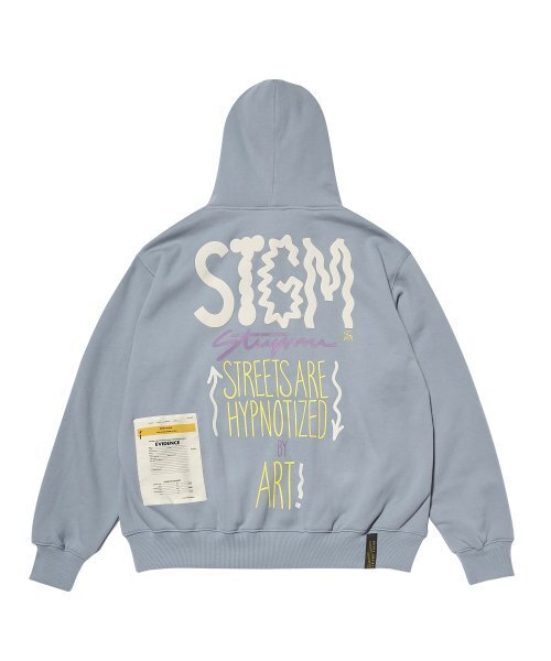 STIGMA(スティグマ)の「MEMORY OVERSIZED HOODIE BLUE GRAY(パーカー・メンズ・その他・LARGE)」の6枚目の写真