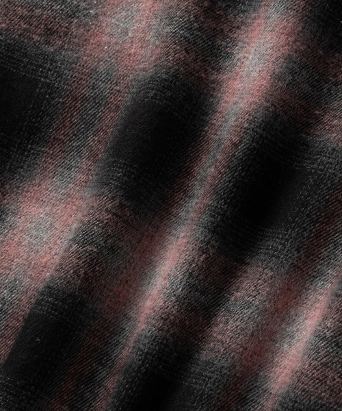 NONBLANK（ノンブランク）の「フランネルオンブレチェックシャツ_PINK（ビジネスシャツ・メンズ・ピンク・MEDIUM/LARGE/X-LARGE）」の9枚目の写真