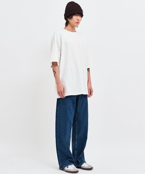 C WEAR BY THE GENIUS(シーウェアバイザジーニアス)の「ワイドデニムパンツブルー(デニムパンツ・メンズ・その他・2XL)」の4枚目の写真