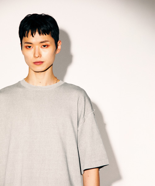 TONSIL(トンスル)の「ピグメントカットオフ半袖Tシャツライトグレー(Tシャツ/カットソー・レディース・ライトグレー・FREE)」の16枚目の写真