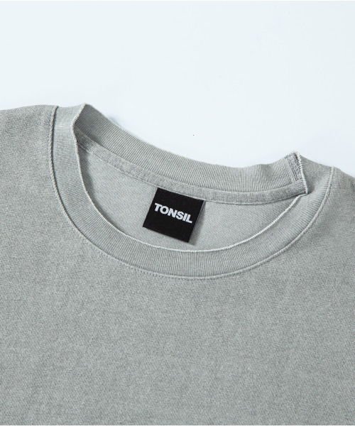 TONSIL(トンスル)の「ピグメントカットオフ半袖Tシャツライトグレー(Tシャツ/カットソー・レディース・ライトグレー・FREE)」の20枚目の写真
