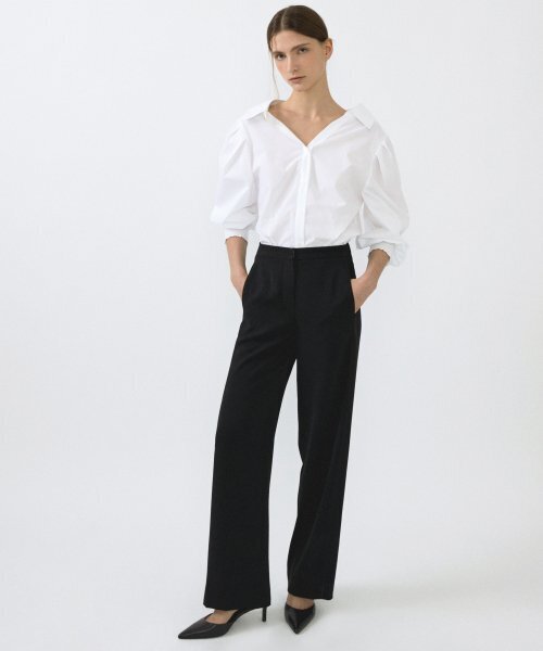 OCTETTE（オテット）の「SIDE LINE-SEMI PANTS_BLACK（スラックス・レディース・その他・SMALL/MEDIUM）」の6枚目の写真