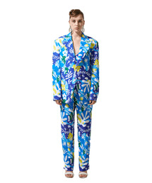 GREEDILOUS（グリディアス）の「Blue Cut Out Print Blazer（テーラードジャケット）」