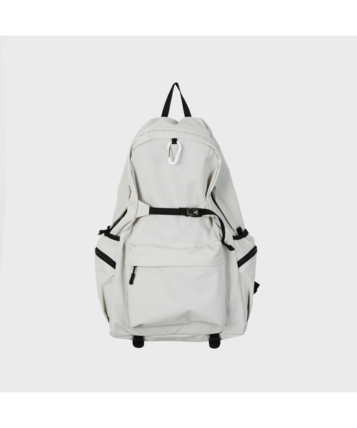Light Recycled Nylon Backpack_Large [Light Grey]