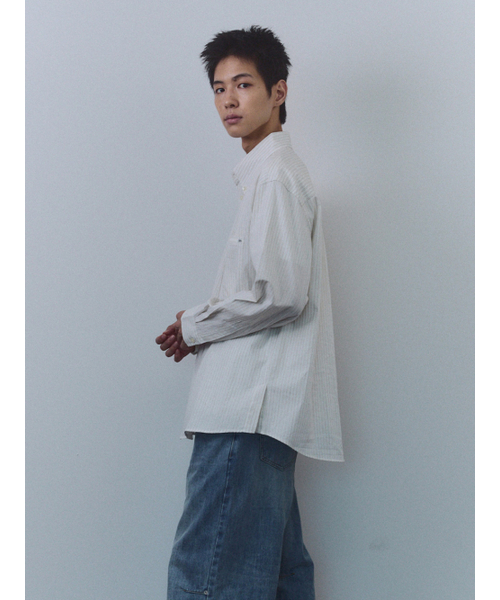 KIJUN MEN（キジュンメンズ）の「Natural Stripe Button Down Shirt Ivory（シャツ/ブラウス・メンズ・その他・MEDIUM/LARGE/X-LARGE）」の10枚目の写真