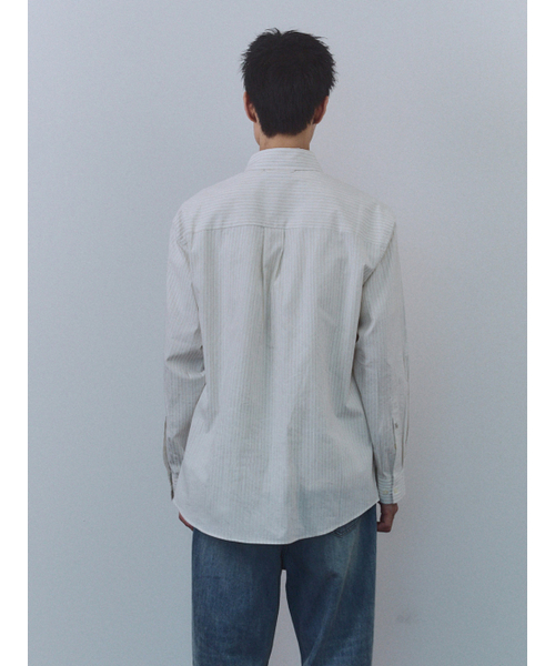 KIJUN MEN（キジュンメンズ）の「Natural Stripe Button Down Shirt Ivory（シャツ/ブラウス・メンズ・その他・MEDIUM/LARGE/X-LARGE）」の9枚目の写真